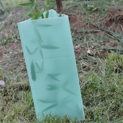 UVga chidamli gofrirovka qilingan plastmassa o'simliklarni himoya qilish